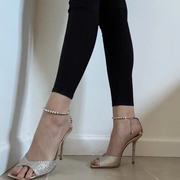 Jimmy Choo Saeda Sandal 100 Heel size 39 - Picture 2 of 3